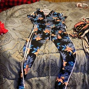 Two piece fashion nova tropical set